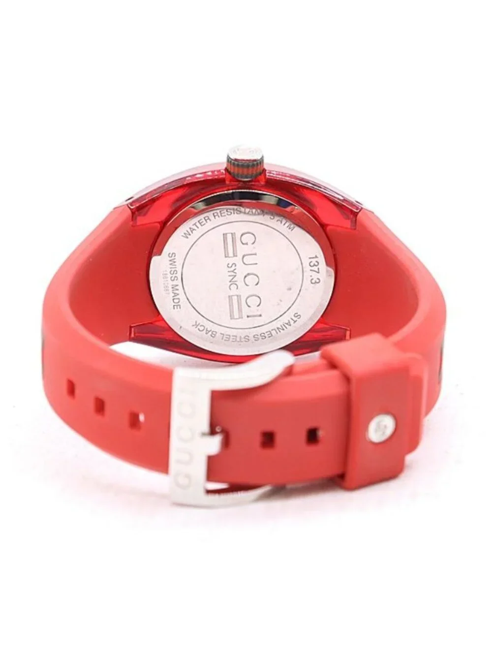 Gucci Date Red Dial Watch